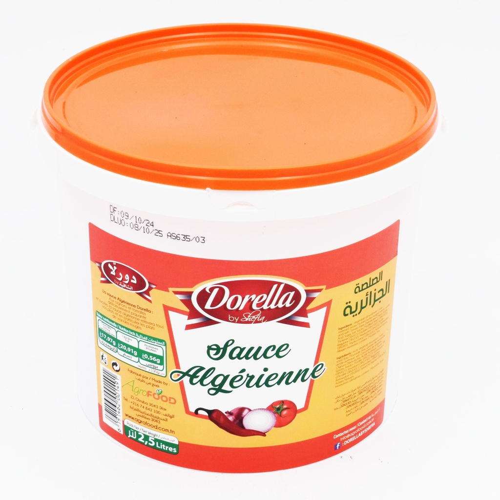 SAUCE ALGER DORELLA 2.5KG