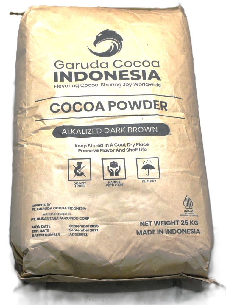 CACAO ALCALINISEE GARUDA 25KG