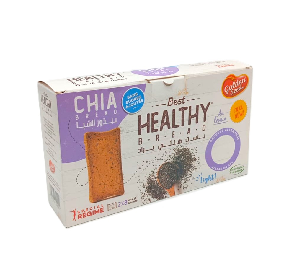 HEALTHY BREAD CHIA SANS SEL SANS SUCRE