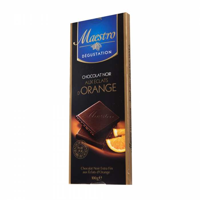 MAESTRO CHOCOLAT NOIR AUX ORANGE